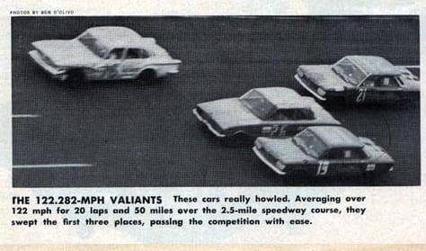 Vintage Review: 1961 Dodge Lancer With Three Slant Sixes: 170, 225 & 225 Hyper-Pak - Does It Live Up To The Hype? 3 Plymouth Nascar 1960