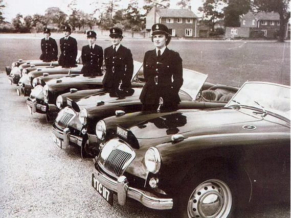 Vintage Snapshot: Policewomen and their MGAs