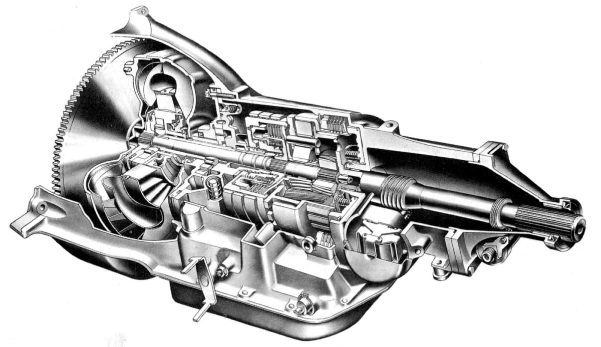 While the illustration above might look a lot like Chevrolet’s ubiquitous aluminum Powerglide, it’s actually a completely different transmission: the Buick-built two-speed Super Turbine 300 automatic transmission, which went into [&hellip;]