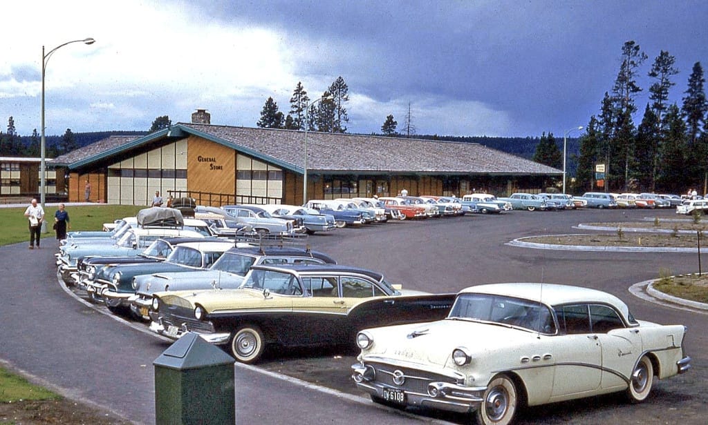 Text by Patrick Bell. For today’s gallery we are going to tour some more parking lots.  It is always interesting to see the variety in the lots of yore.  For [&hellip;]