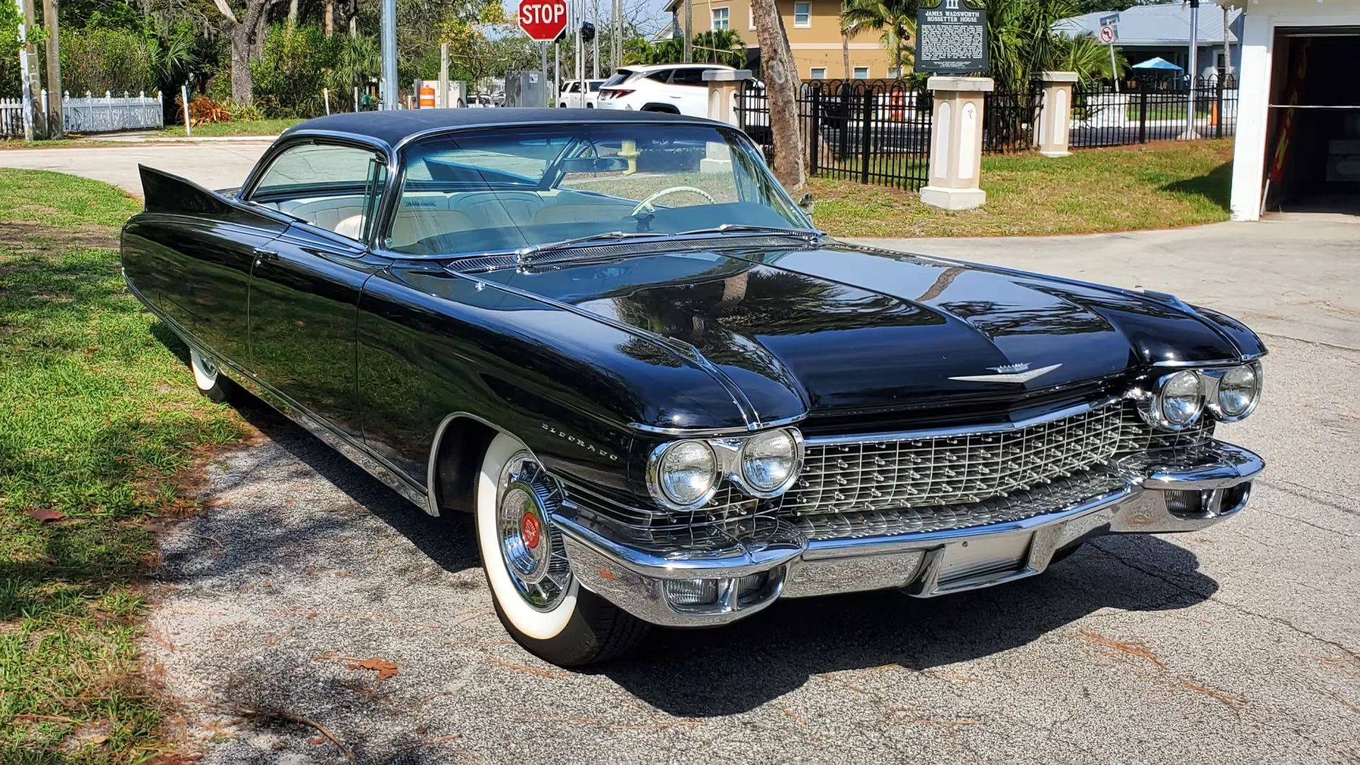 1960 Cadillac Eldorado Seville: An Artifact Of The Tomorrow That Never Was 13 Front 3q view of a black 1960 Cadillac Eldorado Seville with a black vinyl roof