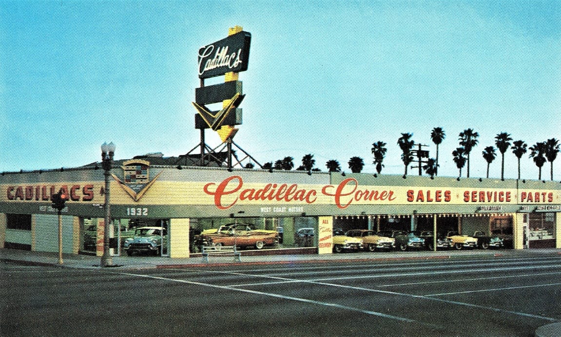 Cadillac Corner, Santa Monica, CA.