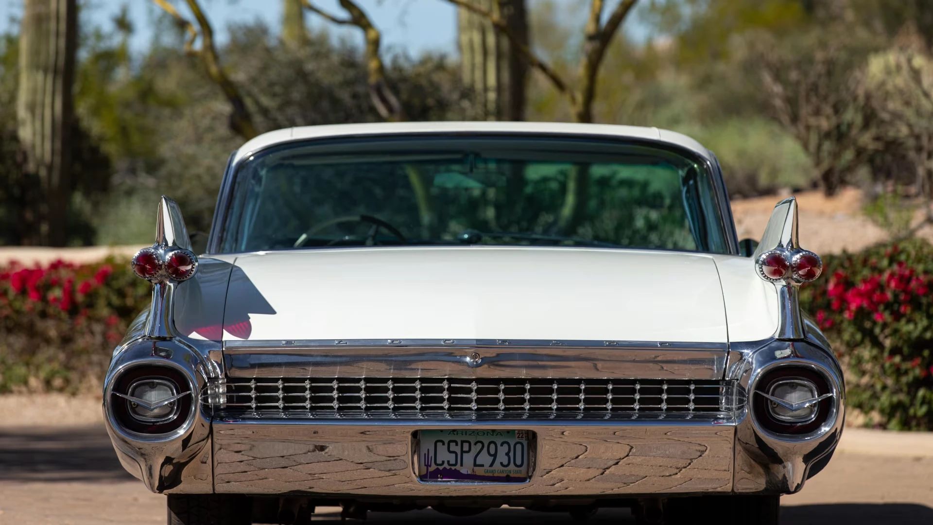 1960 Cadillac Eldorado Seville: An Artifact Of The Tomorrow That Never Was 5 Rear view of a 1959 Cadillac, above the rear bumper