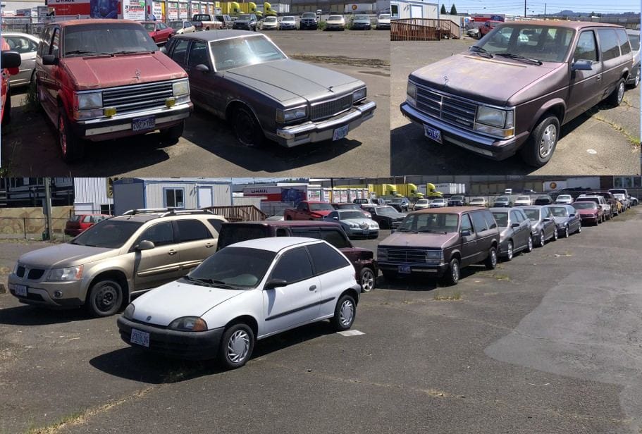 I’d been noticing a buildup of older cars at this lot right between 7th and 6th Avenues for a while, but when my roving eye spied the red gen1 Caravan, [&hellip;]