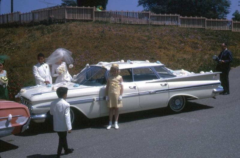 Text by Patrick Bell. Today we have a gallery of cars used in weddings.  Some of these were obviously a “getaway” car, where someone chauffeured the bride and groom to [&hellip;]