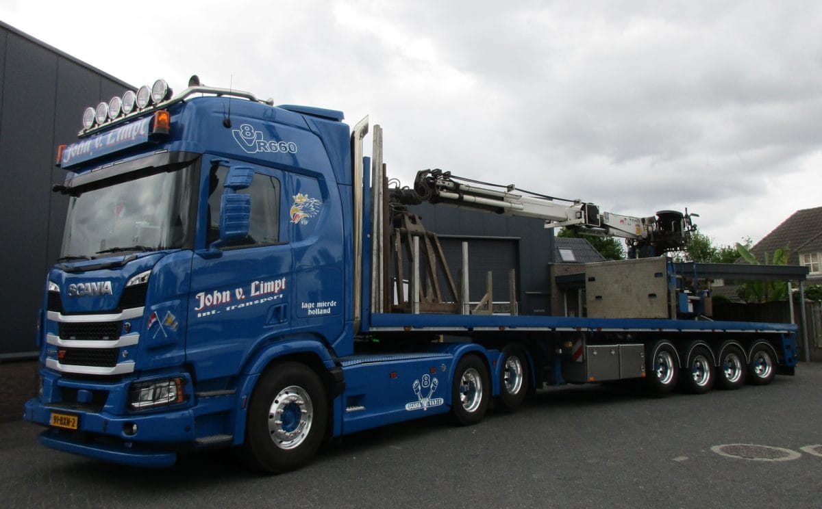 Van Limpt - Scania R660 XT 6x2 tractor - Floor TZD.454 semi-trailer - 7