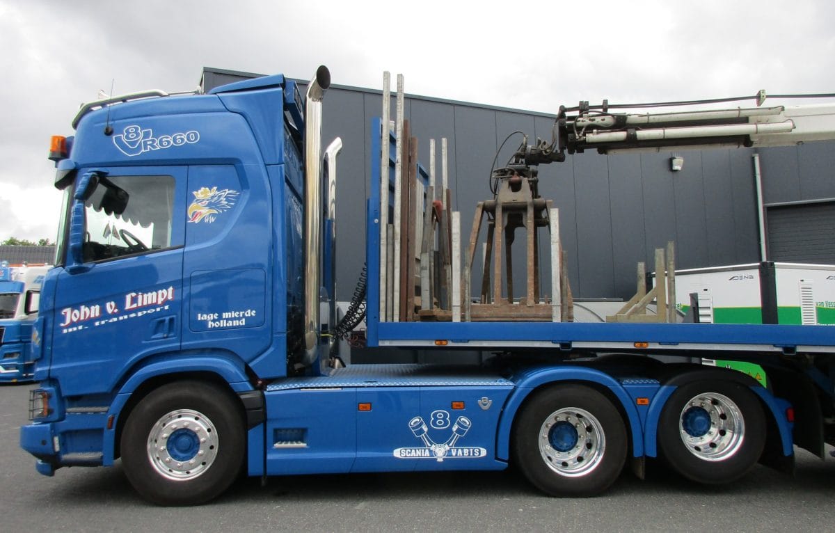 Van Limpt - Scania R660 XT 6x2 tractor - Floor TZD.454 semi-trailer - 3