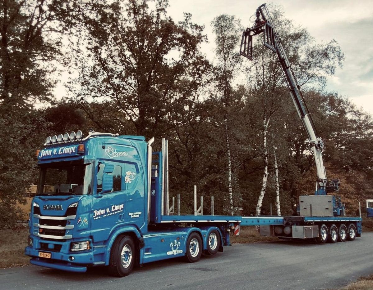 Van Limpt - Scania R660 XT 6x2 tractor - Floor TZD.454 semi-trailer - 8