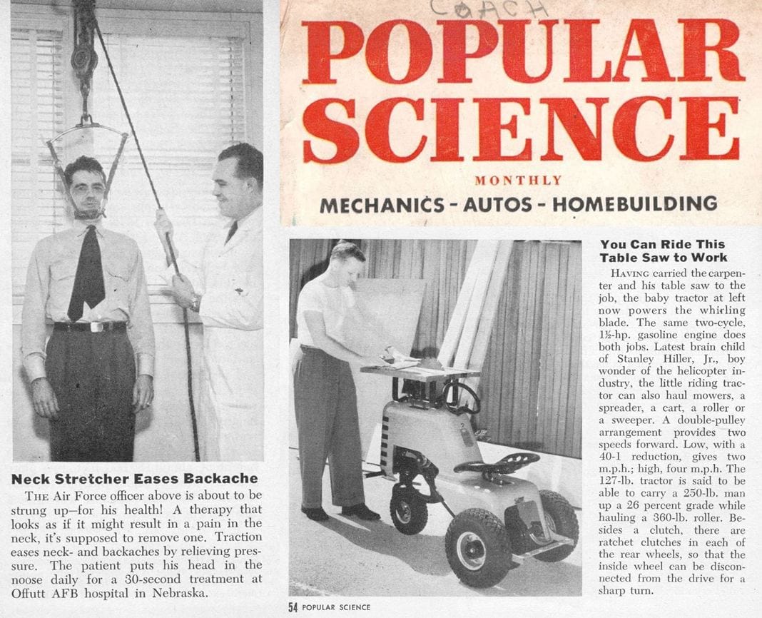 &nbsp; I was feeling a bit unmotivated so I turned around to my bookshelf and grabbed for some inspiration…the July 1953 Popular Science that’s been gathering dust there for some [&hellip;]