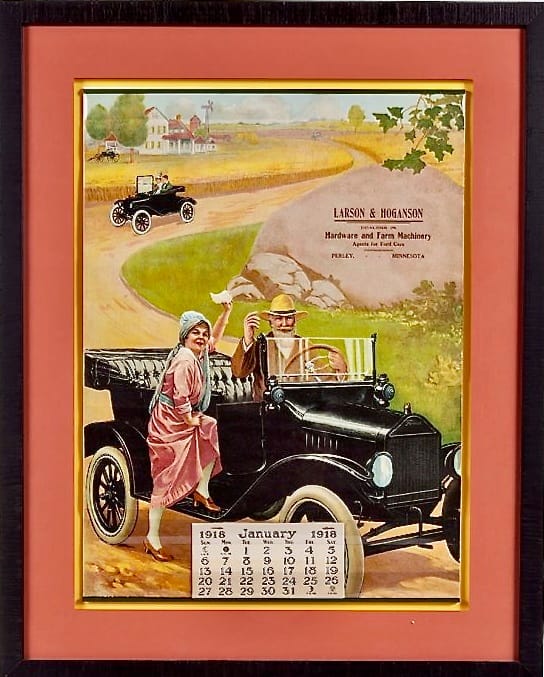 Automotive Calendars: The Ephemera That Keeps On Giving 4 1918Ford