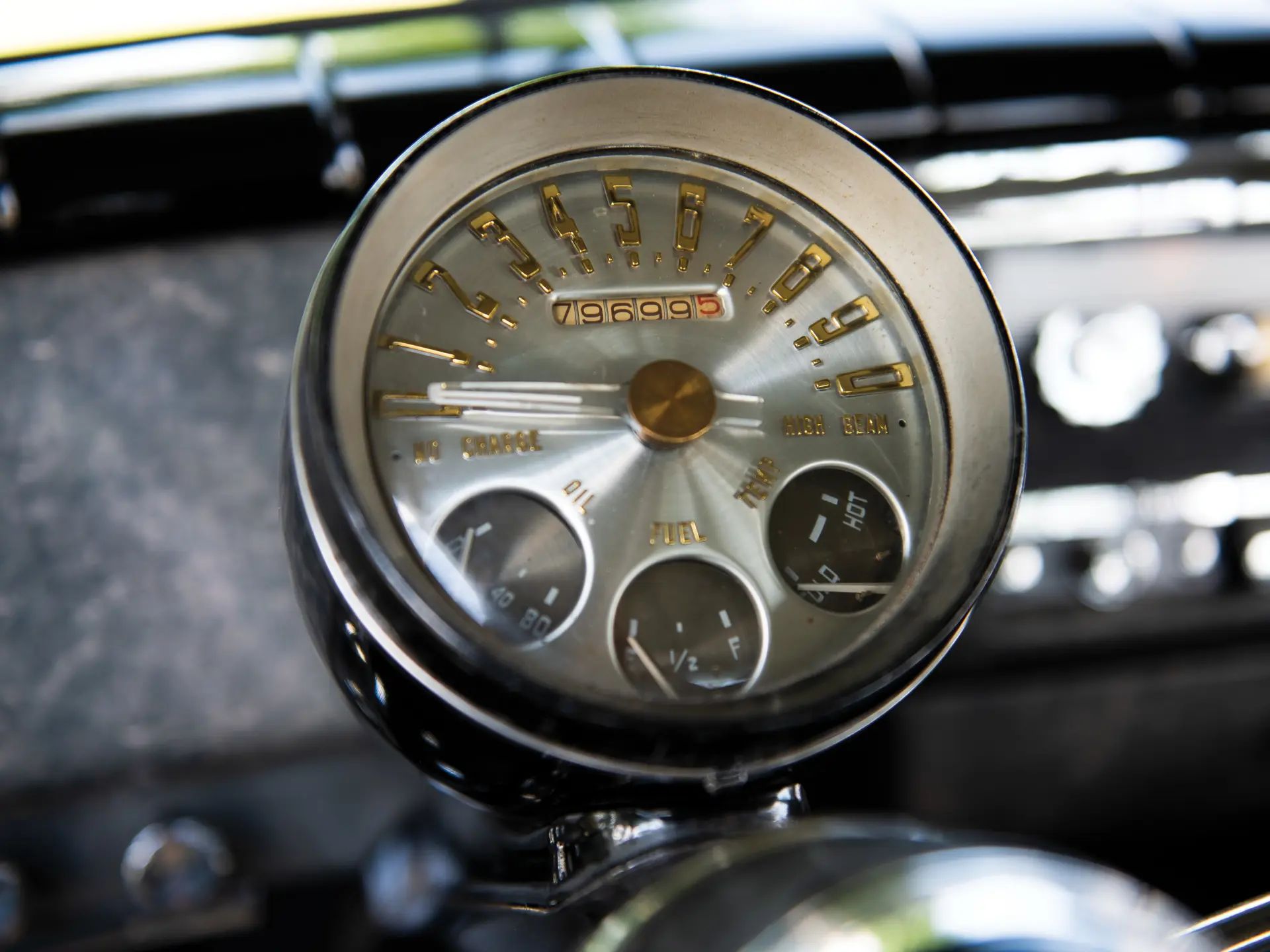 1950 Nash Rambler Convertible Landau: Adorable, Thrifty, But Not Cheap 19 Instrument cluster of a 1950 Nash Statesman Super