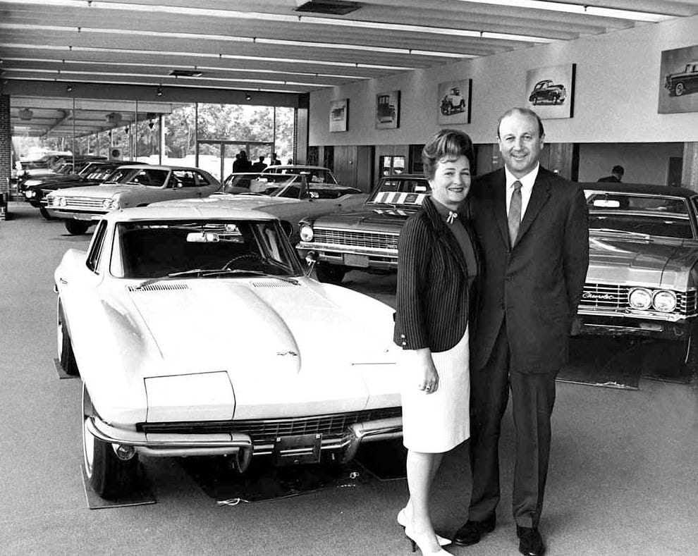 New ’67s in the showroom at East Hartford, CT.