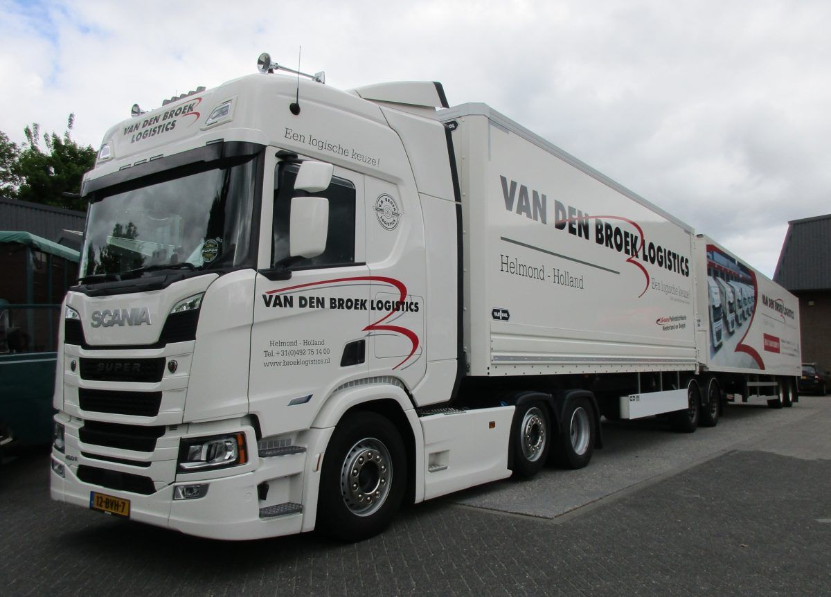 CC Global: Van den Broek's B-Double - B2B Logistics 2 Van den Broek - Scania R460 - Van Hool - Jumbo - B-double - 2