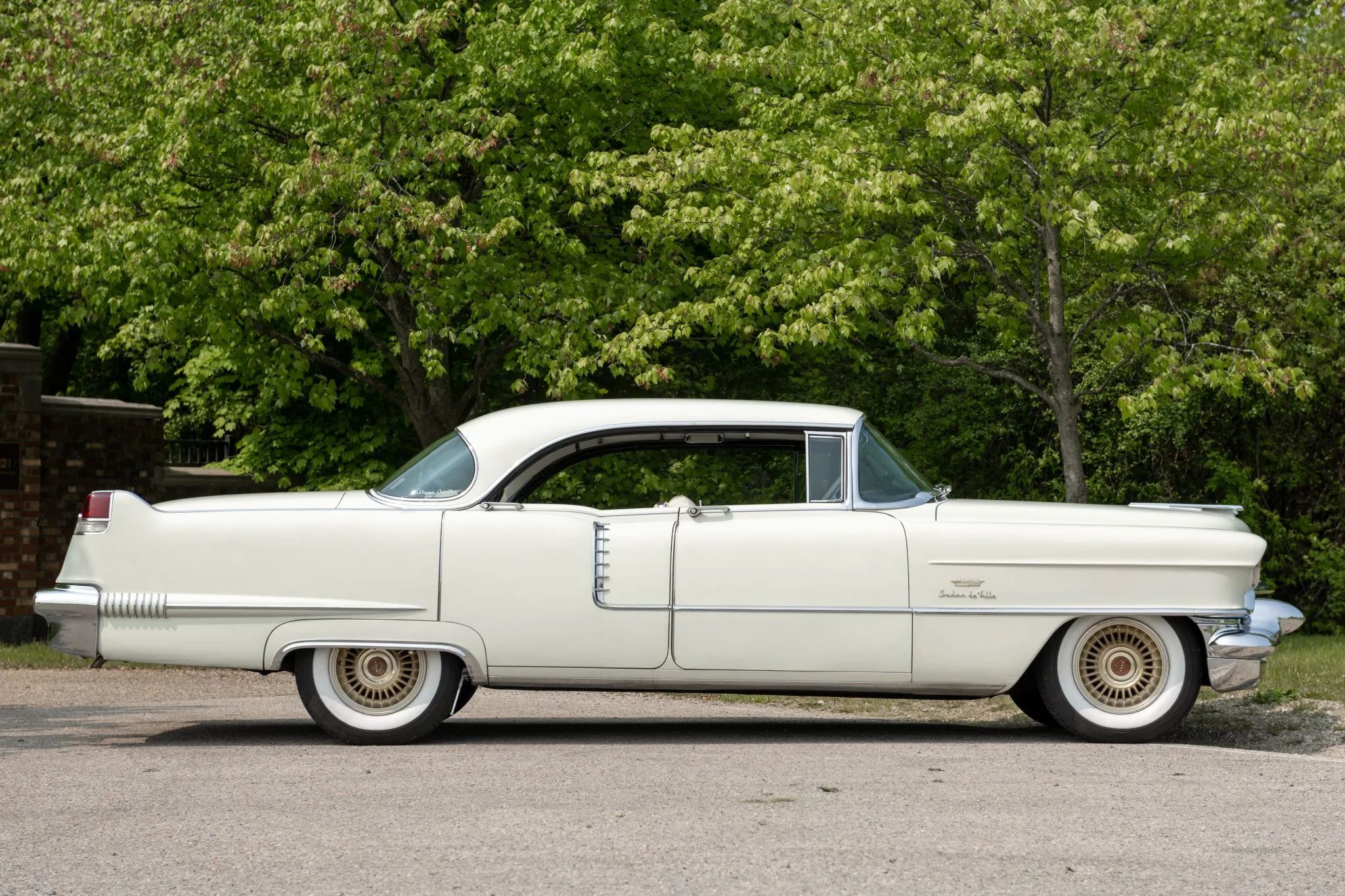 Decade De Ville: Cadillac's Bestselling '70s De Villes 3 Right side view of a 1956 Cadillac Sedan de Ville four-door hardtop