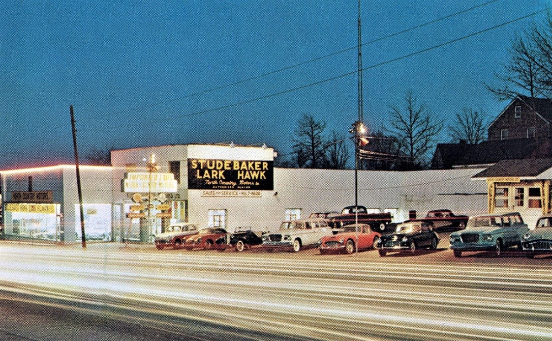 North Country Motors, Studebaker, Imports, Great Neck, NY.
