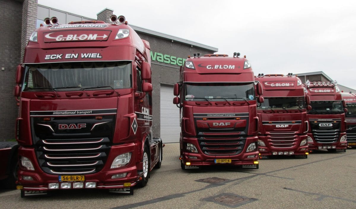 Blom Eck en Wiel- previous gen DAF XF tractors
