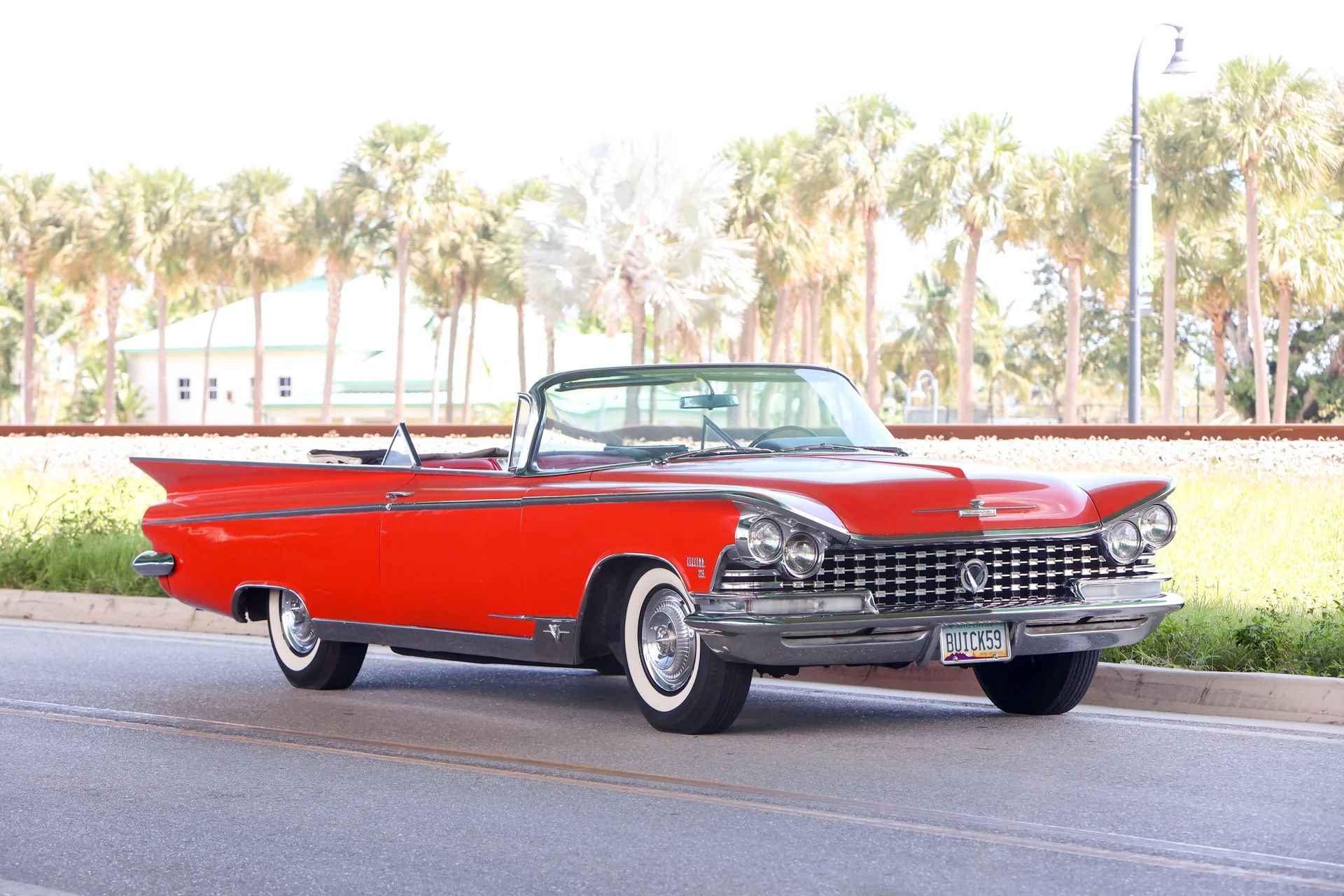 Full-Size Buicks Of The 1960s: How Buick Reinvented Its Lineup Between 1959 And 1970 9 Right front 3q view of a red 1959 Buick Electra 225 convertible with the top down