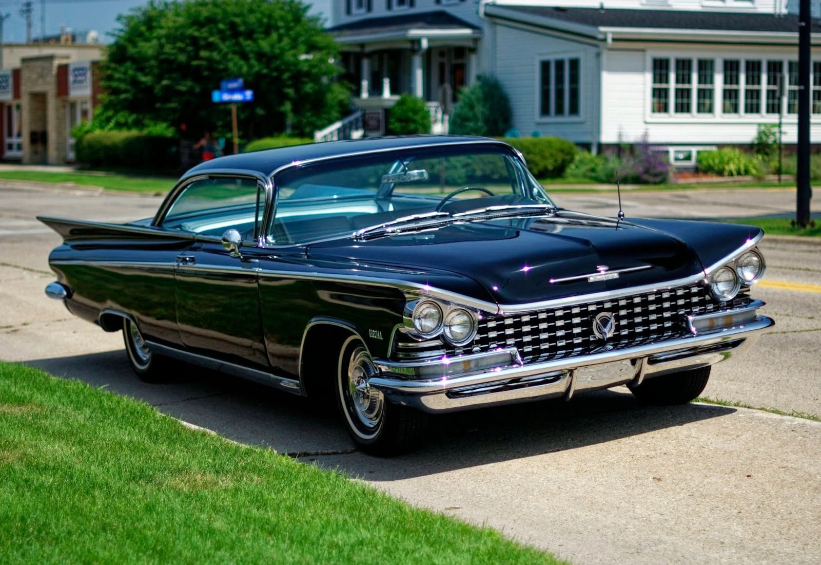 Full-Size Buicks Of The 1960s: How Buick Reinvented Its Lineup Between 1959 And 1970 7 Right front 3q view of a black 1959 Buick Electra two-door hardtop