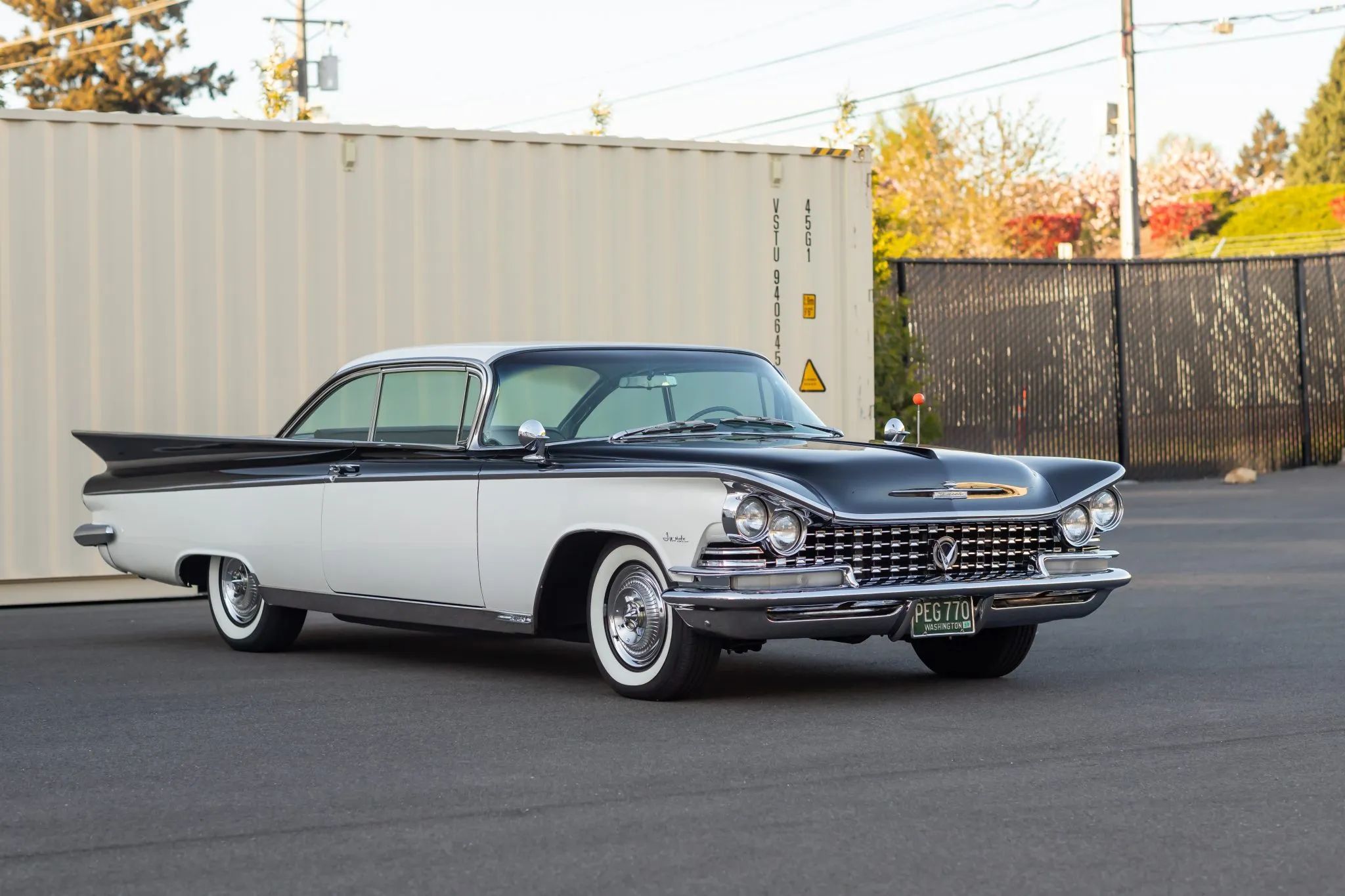 Full-Size Buicks Of The 1960s: How Buick Reinvented Its Lineup Between 1959 And 1970 6 Right front 3q view of a two-tone black and white 1959 Buick Invicta two-door hardtop