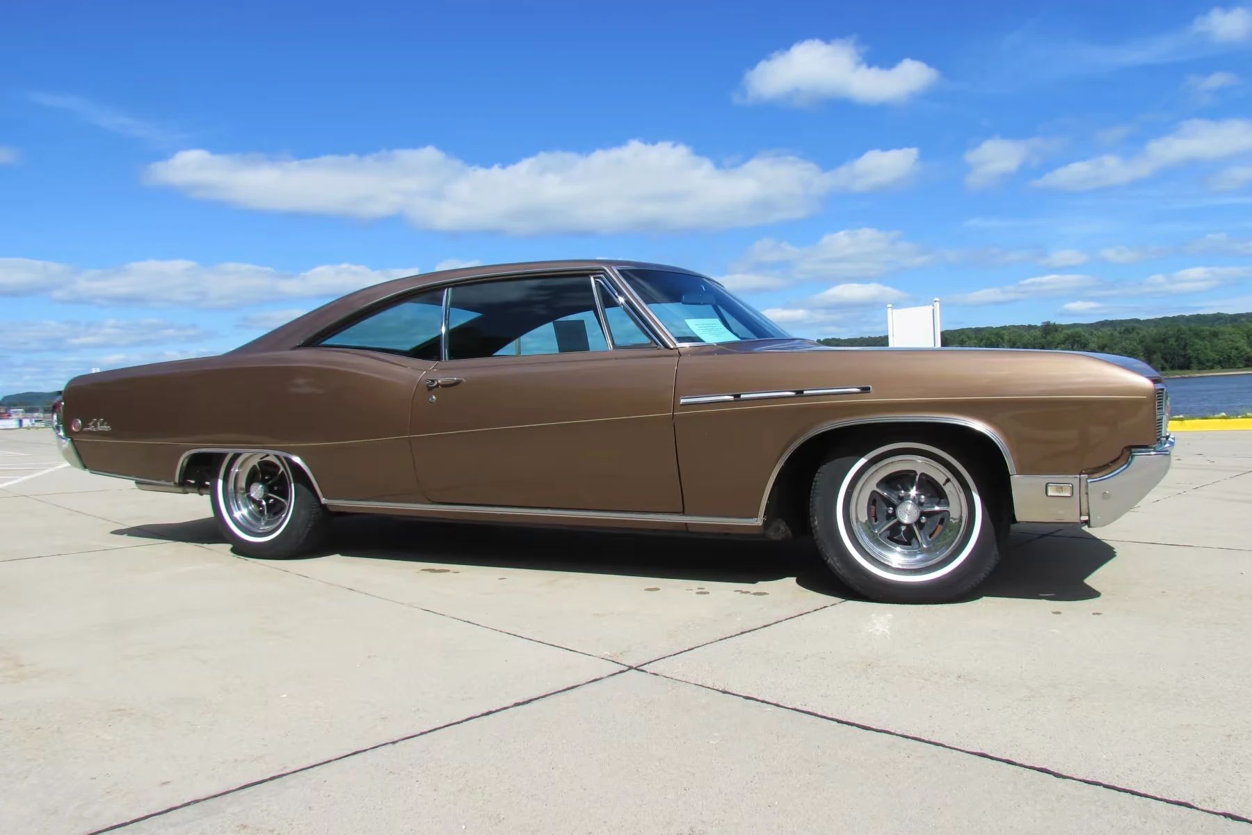 Full-Size Buicks Of The 1960s: How Buick Reinvented Its Lineup Between 1959 And 1970 24 Right front 3q view of a brown 1968 Buick LeSabre Custom two-door hardtop with chromed steel wheels