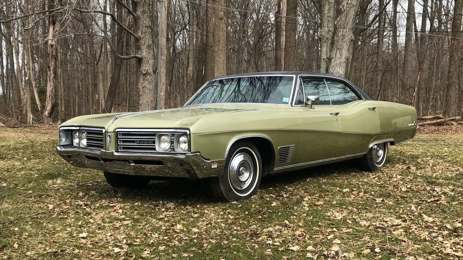 Full-Size Buicks Of The 1960s: How Buick Reinvented Its Lineup Between 1959 And 1970 25 Left front 3q view of a metallic green 1968 Buick Wildcat Custom four-door hardtop with a black vinyl top