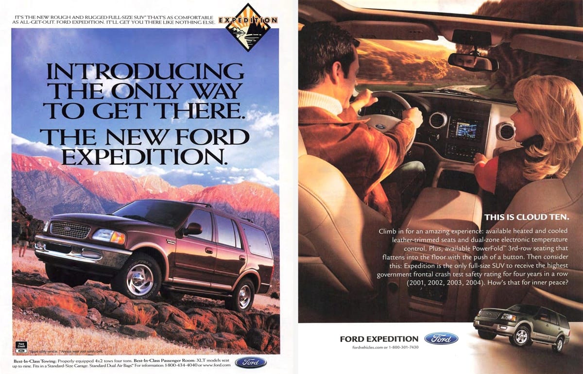 2008 Ford Expedition Funkmaster Flex Edition – An Automotive Mixtape 2 Ford Expedition ads 1997 and 2004