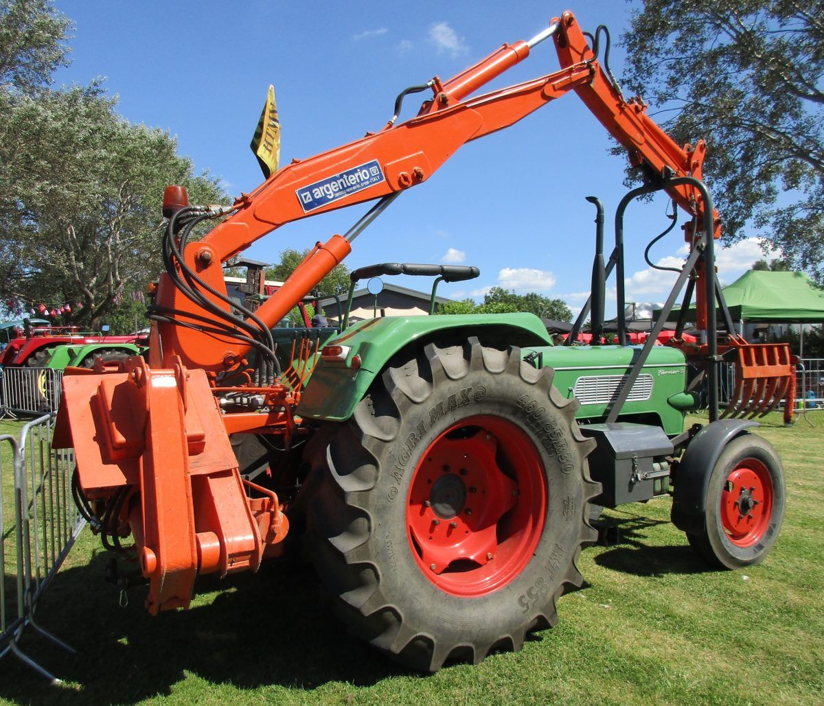 1966-1967 Fendt Farmer 3S tractor with Argenterio crane - 2