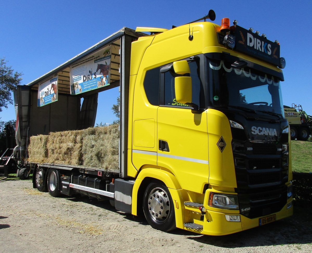 CC Global: 2024 And 2025 Harvest Days - Agro-Modernities And Their Supporters 23 Dirks - Scania S450 6x2 curtainsider