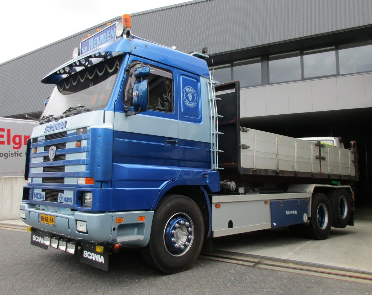 Truck Show Outtake: 1995 Scania R143H-420 V8 Streamline 6x2 - What Truckers Wanted 1 V.d. Heijden - 1995 Scania R143H-420 V8 6x2 truck - 1