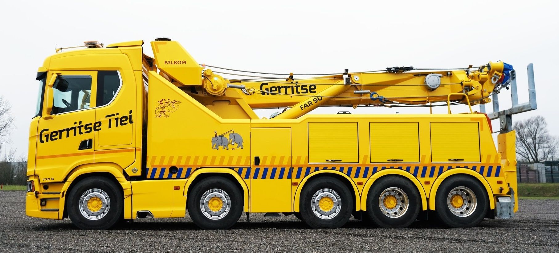 CC Global: Scania 770S V8 10x4/6 Wrecker-Rotator – I Love It When a Plan Comes Together 10 Falkom FAR 90 - Scania 770S Gerritse Tiel
