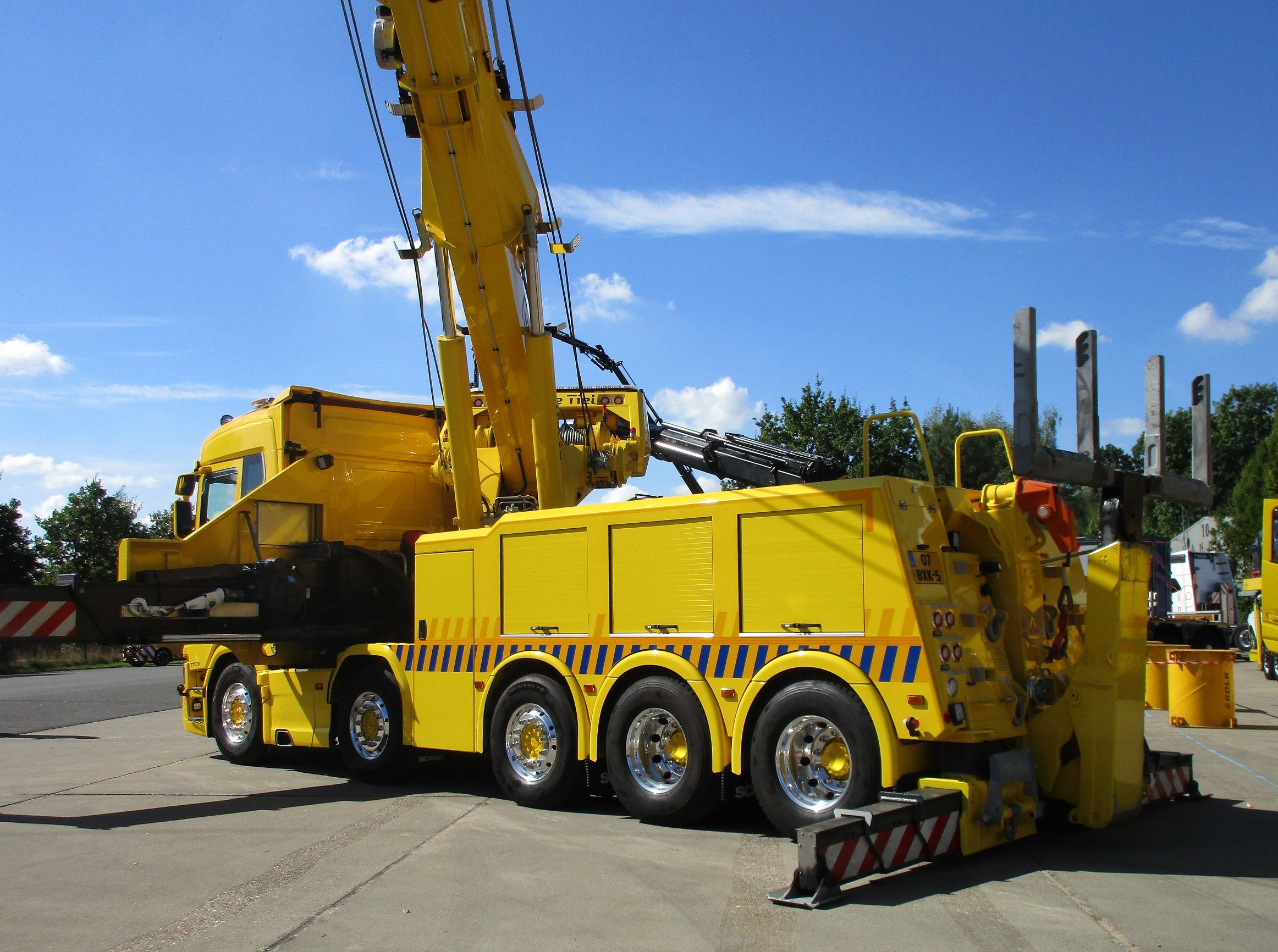 CC Global: Scania 770S V8 10x4/6 Wrecker-Rotator – I Love It When a Plan Comes Together 9 Gerritse Tiel - Scania 770S V8 10x4/6 with Falkom wrecker-rotator - 5