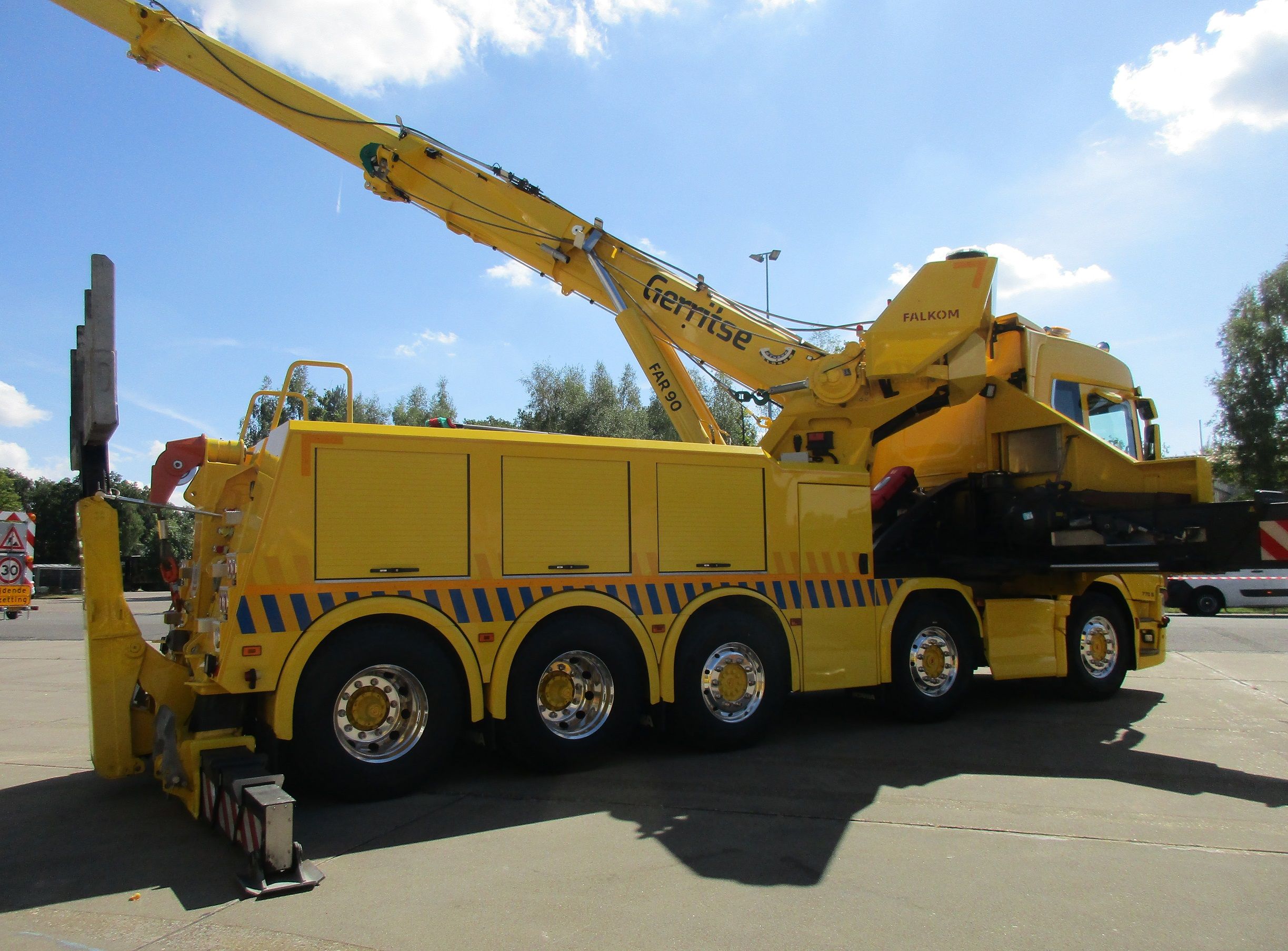 CC Global: Scania 770S V8 10x4/6 Wrecker-Rotator – I Love It When a Plan Comes Together 6 Gerritse Tiel - Scania 770S V8 10x4/6 with Falkom wrecker-rotator - 2