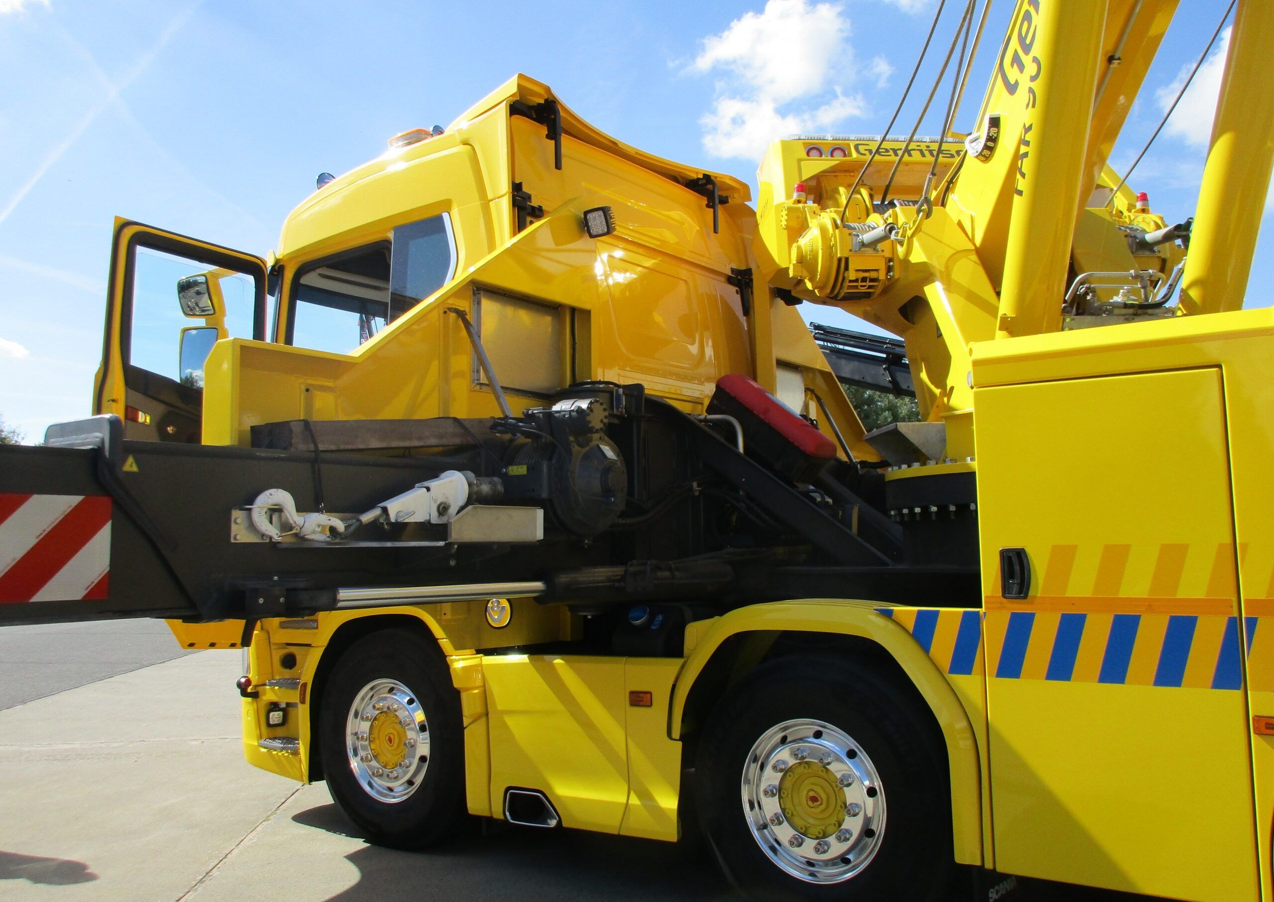 CC Global: Scania 770S V8 10x4/6 Wrecker-Rotator – I Love It When a Plan Comes Together 8 Gerritse Tiel - Scania 770S V8 10x4/6 with Falkom wrecker-rotator - 4