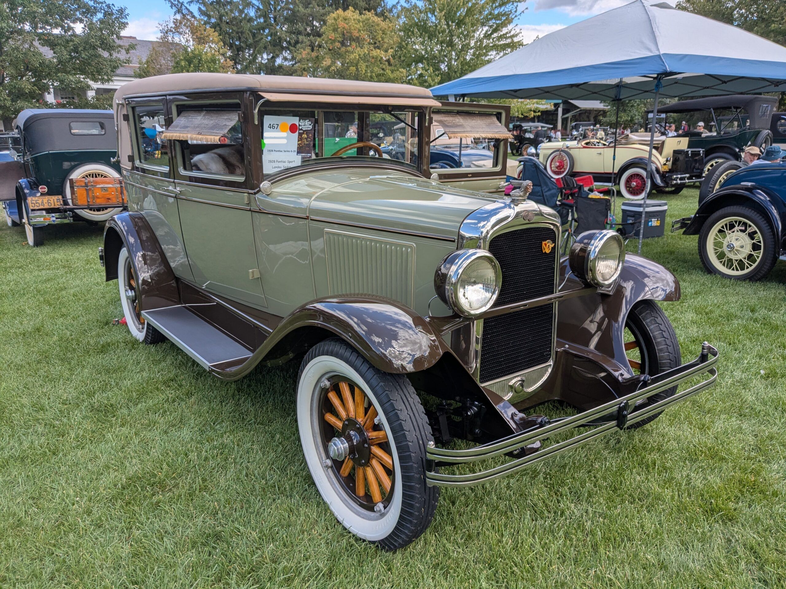 Car Show Finds: Would You Rather Have A Restored Or An Untouched 1928 Pontiac 6-28 Sport Landau Sedan? 3 Photo of restored 1928 Pontiac 6-28 Sport Landau