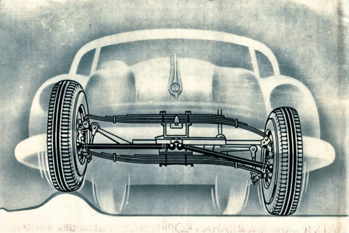 tatra t87 front suspension layout