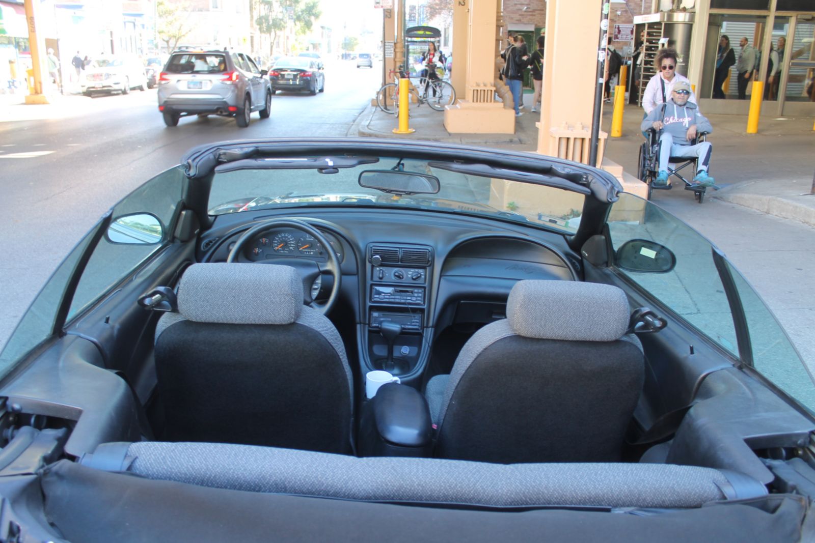 Curbside Musings: 1998 Ford Mustang Convertible – Still Going The Distance 5 1998 Ford Mustang convertible. Lakeview, Chicago, Illinois. Sunday, October 12, 2025.