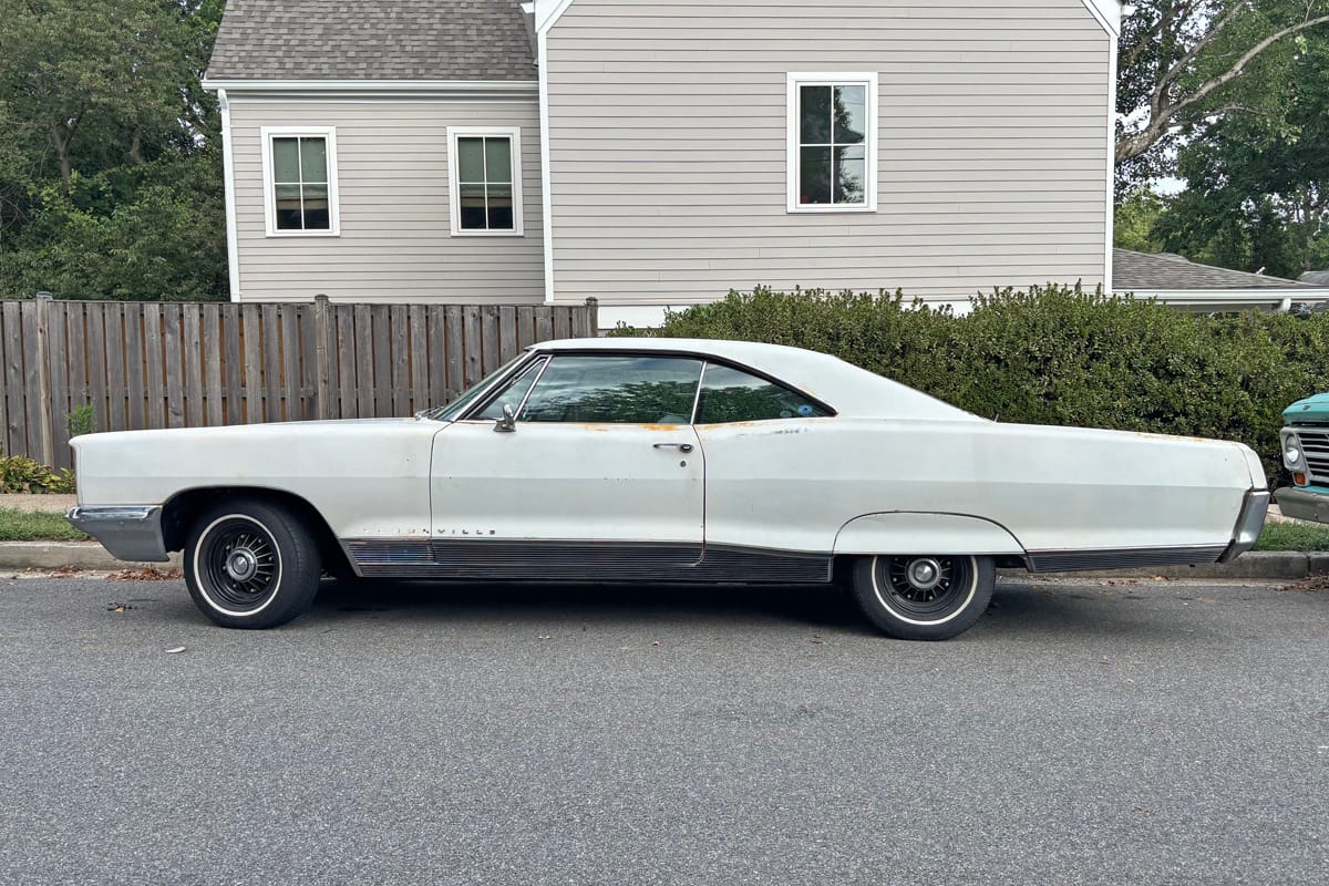 1966 Pontiac Bonneville And 1969 Ford F250: An Unlikely Pair of Time Travelers – Suddenly It's 1969! 8 1966 Pontiac Bonneville left side