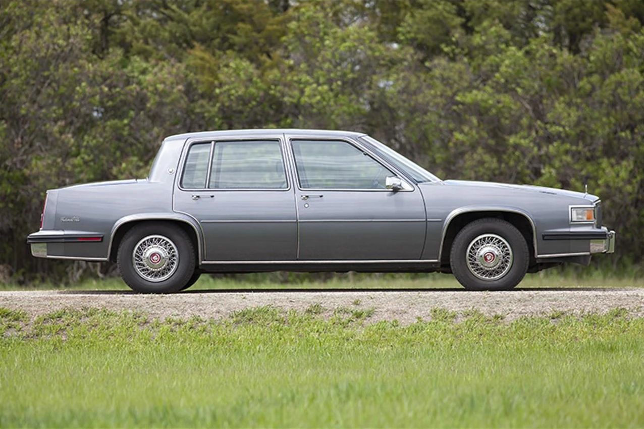 1985 Cadillac De Ville 4.3 V-6 Diesel: The Most Underpowered Cadillac Since Before WW2 16 Right side view of a gray 1985 Cadillac Sedan de Ville