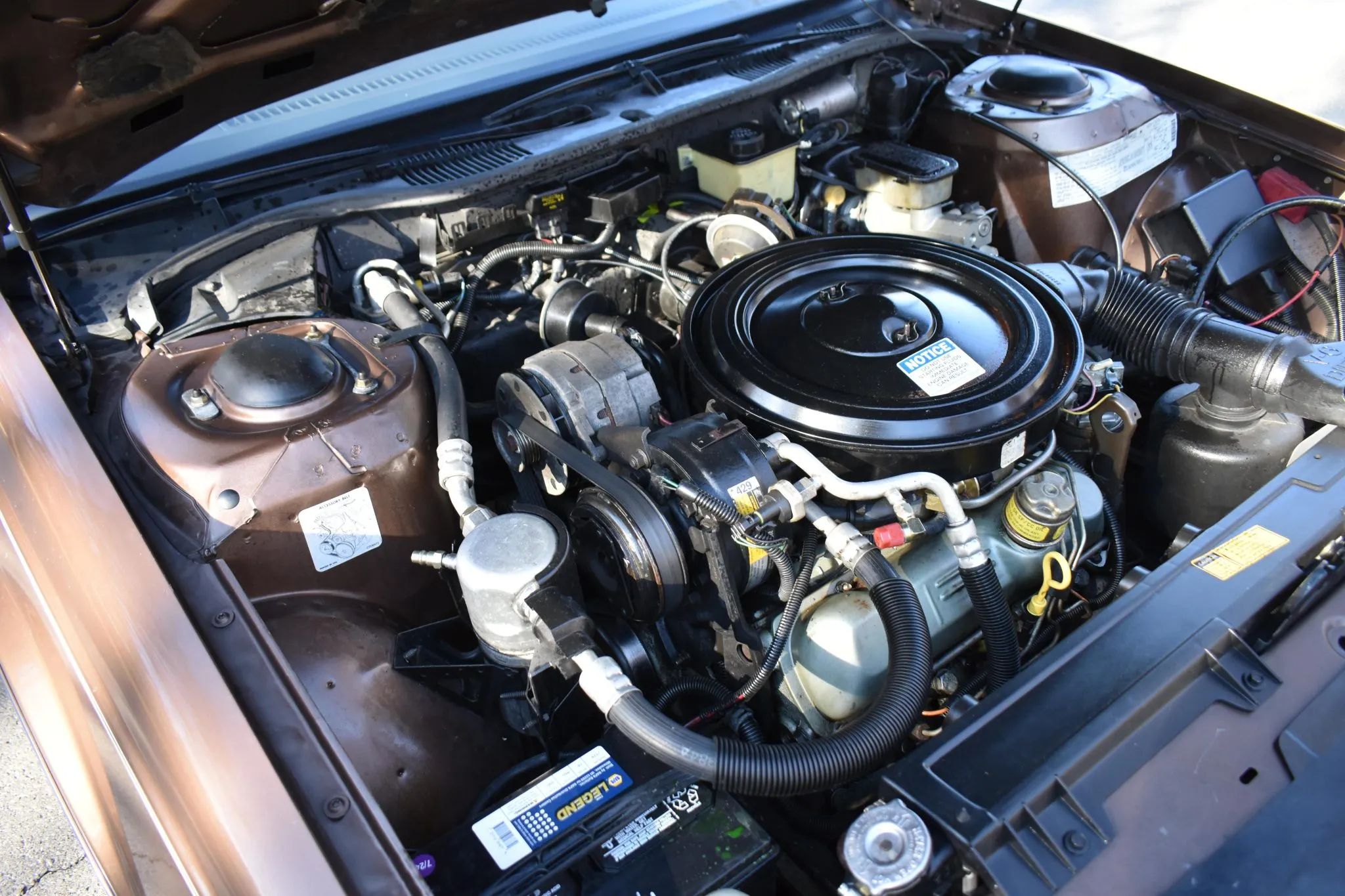 1985 Cadillac De Ville 4.3 V-6 Diesel: The Most Underpowered Cadillac Since Before WW2 20 Oldsmobile 4.3-liter LT6 diesel V-6 in a brown 1985 Oldsmobile Ninety-Eight