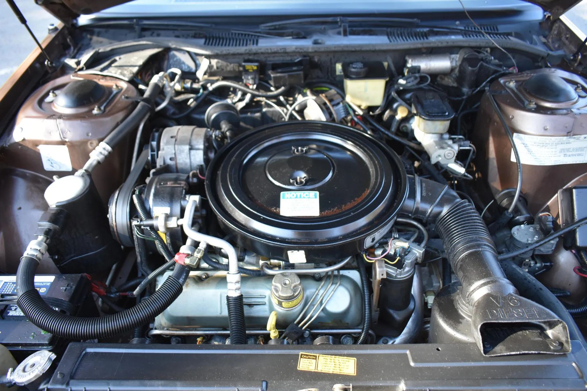 1985 Cadillac De Ville 4.3 V-6 Diesel: The Most Underpowered Cadillac Since Before WW2 15 LT6 4.3-liter diesel V-6 in a 1985 Oldsmobile Ninety-Eight