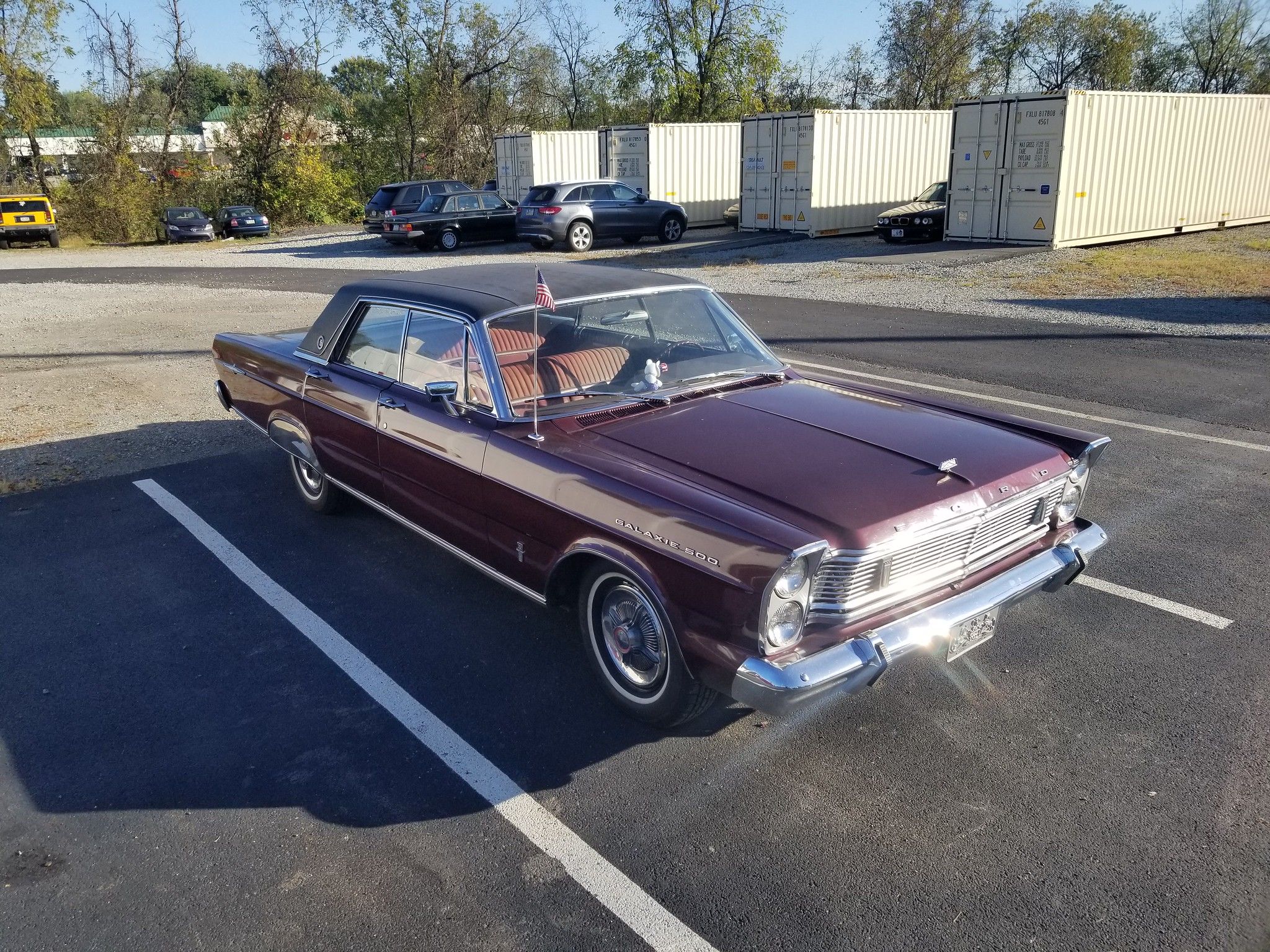 1965 Ford Galaxie 500 LTD: In Honor Of The VHS Car Commercial Compilation 8 Passenger front three-quarter view of 1965 Ford LTD