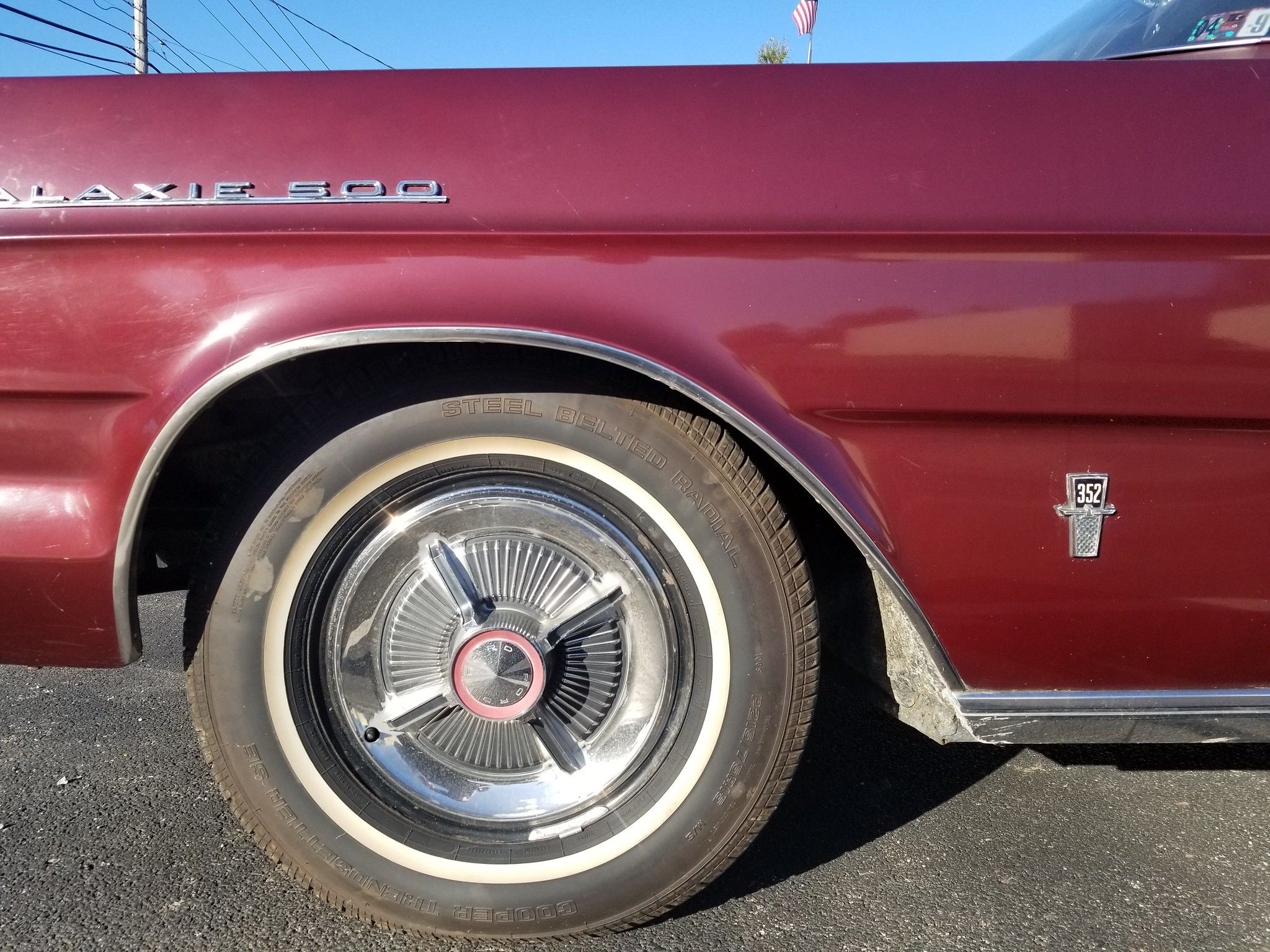 1965 Ford Galaxie 500 LTD: In Honor Of The VHS Car Commercial Compilation 6 Picture of 1965 Ford Galaxie 500 LTD driver's fender with 352 badge