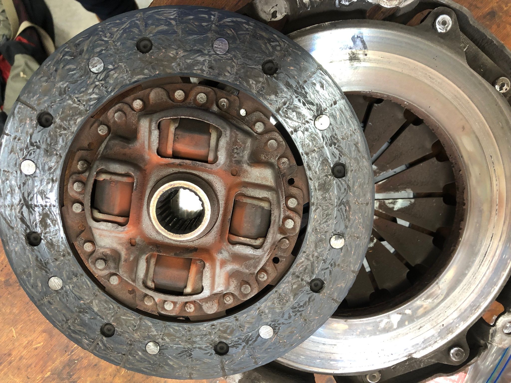 Clutch plates of a 2005 Scion xB