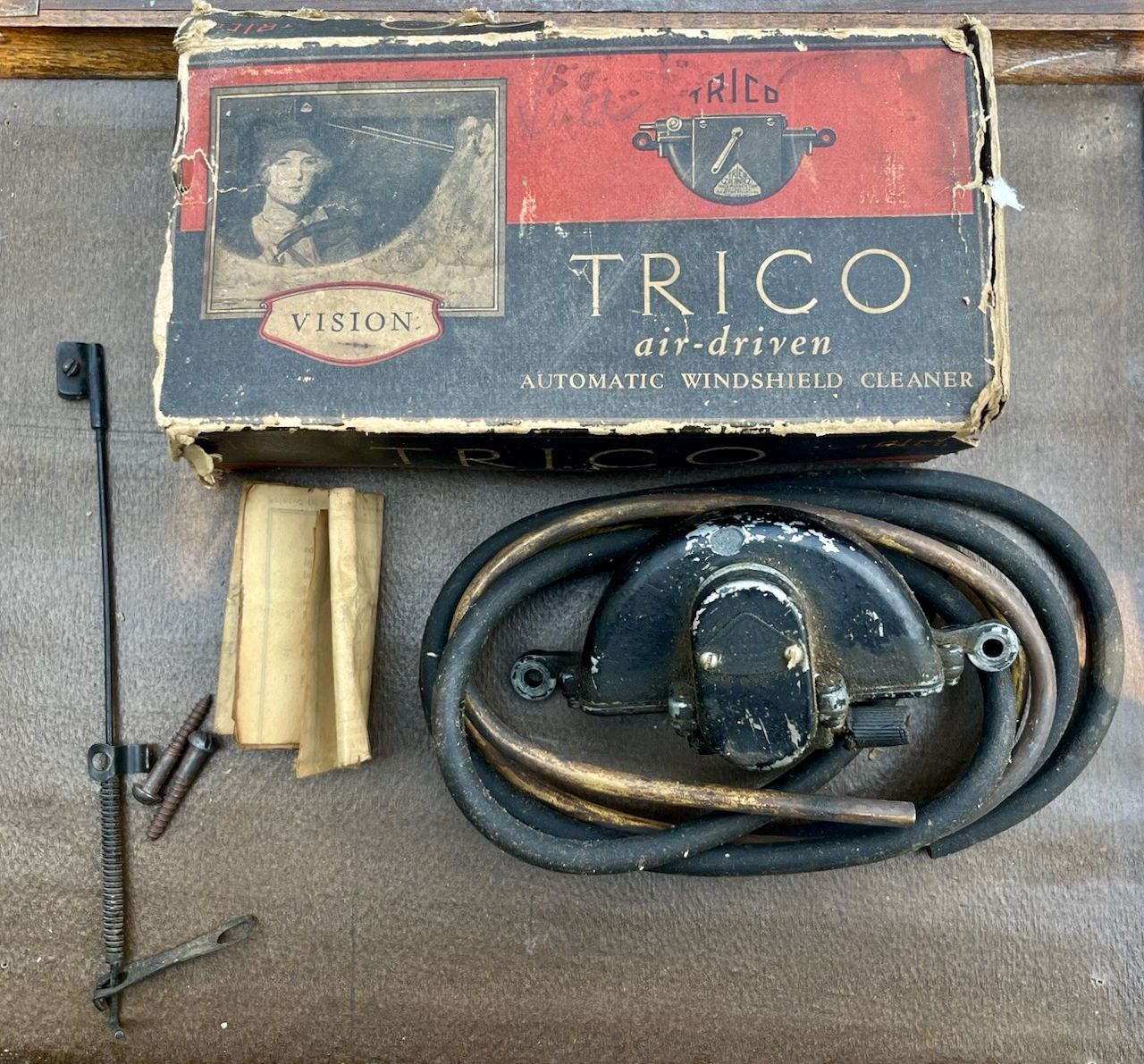 Squirts, Bottles and Bags: A Kleer View on Windshield Washing History 14 trico cleaner 1920s