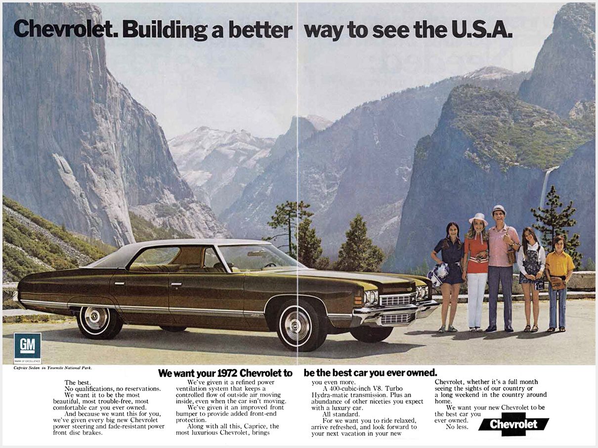 1965-69 Chevrolet Caprice Ads: How To Sell A Luxury Chevy 17 1972 Chevrolet Caprice ad