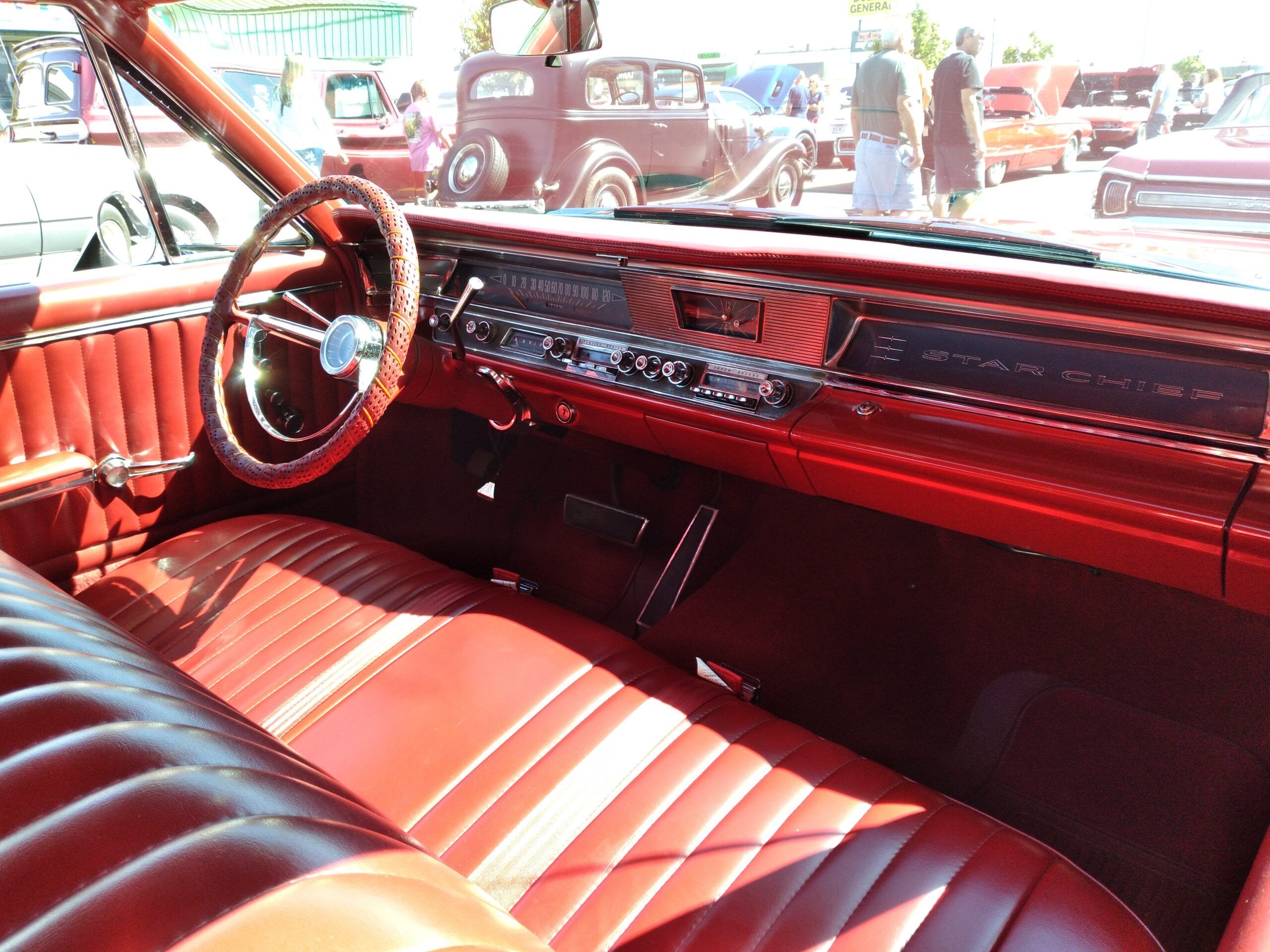 1963 Pontiac Star Chief Vista Four-Door Hardtop: The Forgotten Middle Child 12 Picture of 1963 Pontiac Star Chief interior in red