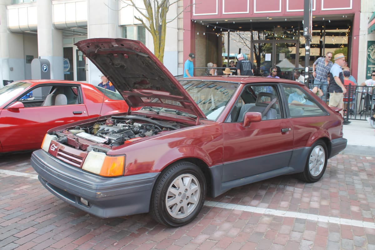 Curbside Musings: 1987 Ford Escort GT – Proper Form 8 1987 Ford Escort GT. Downtown Flint, Michigan. Saturday, August 16, 2025.