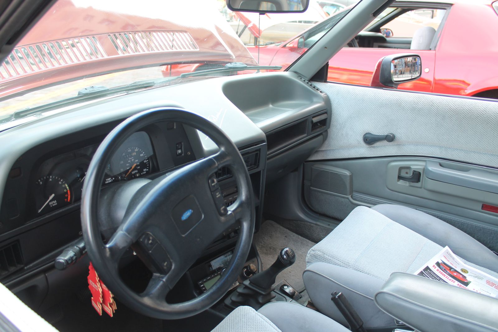 Curbside Musings: 1987 Ford Escort GT – Proper Form 7 1987 Ford Escort GT. Downtown Flint, Michigan. Saturday, August 16, 2025.