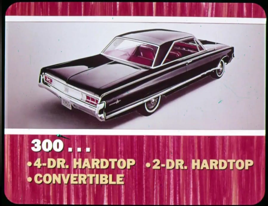Classic Dealer Filmstrip: Selling The 1965 Chrysler — All The Facts, Just A Little Mansplaining 4 65 Chrysler 4