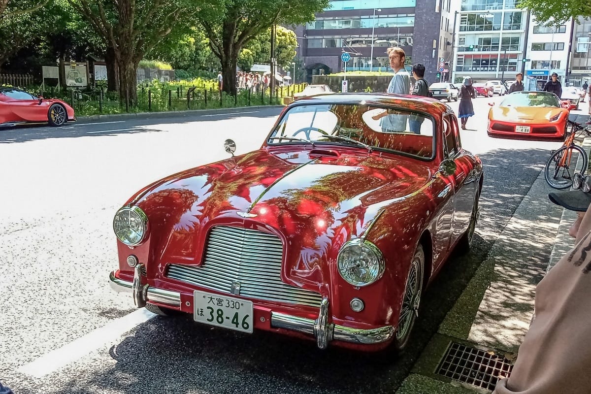 1954 Aston Martin DB2-4 – Now That’s A Hot Hatch 1 Image of a 1954 Aston Martin DB2-4 by the curbside. It has a Japanese license plate.